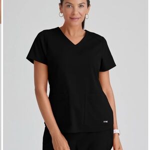 Grey’s Anatomy Set - Scrubs -Black Top XL & Greys Anatomy Black Pants L-PreLoved